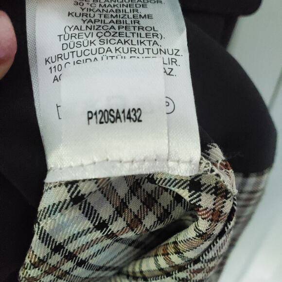 Tibi Sana Check Colorblock Shift Dress 2 Asymmetric Modern Lagenlook Deconstruct - Picture 11 of 15